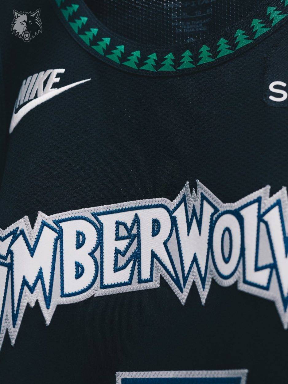 明尼囌(sū)达森林狼队發(fā)布“Black Trees”经典球衣